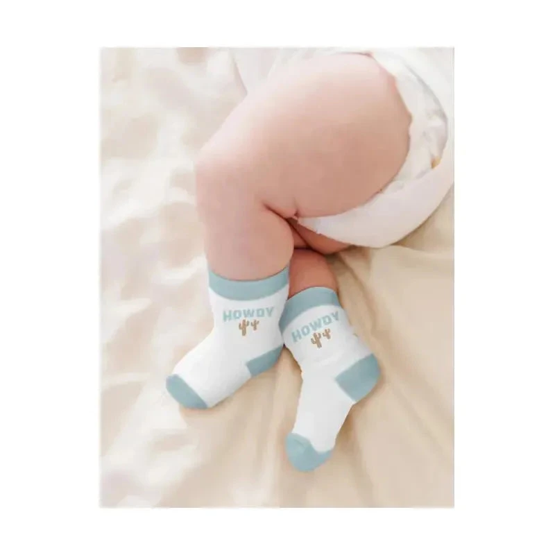 Jujube - Baby Socks Trio, Howdy Partner Blue 5 Jujube - Baby Socks Trio, Howdy Partner Blue - Image 3