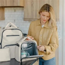 Jujube X Witney Carson - Insulated Bottle Bag, Cloud 12 Jujube X Witney Carson - Insulated Bottle Bag, Cloud -Macro Baby Store jujube x witney carson insulated bottle bag cloud image 5