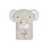 Just Born - 1Pk Character Towel, Elephant 1 Just Born - 1Pk Character Towel, Elephant -Macro Baby Store just born 1pk character towel elephant image 1