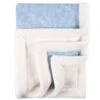 Just Born - Baby Boys Blue Jungle Plush Blanket 1 Just Born - Baby Boys Blue Jungle Plush Blanket -Macro Baby Store just born baby boys blue jungle plush blanket image 1