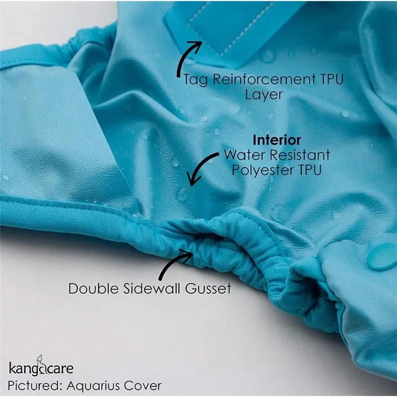 Kanga Care - Rumparooz One Size Cloth Diaper Covers, Fluff 4 Kanga Care - Rumparooz One Size Cloth Diaper Covers, Fluff - Image 2