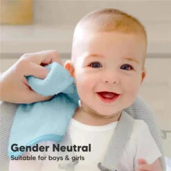 Keababies - 6-Pack Baby Wash Cloths, Bravo Blue 17 Keababies - 6-Pack Baby Wash Cloths, Bravo Blue -Macro Baby Store keababies 6 pack baby wash cloths bravo blue image 7