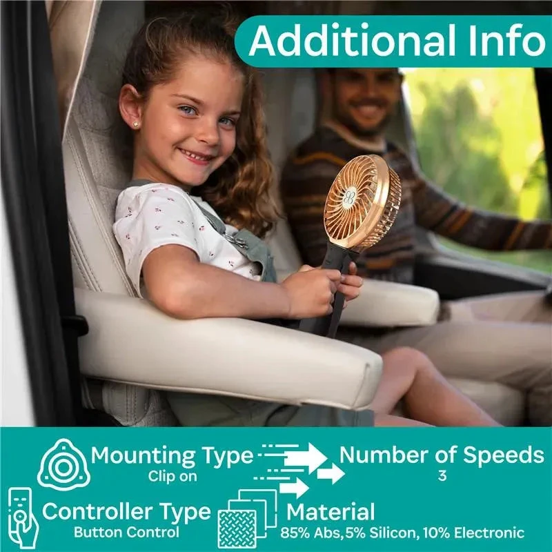 Kidco - 3 Speed Turbofan, Black/Black 6 Kidco - 3 Speed Turbofan, Black/Black - Image 4