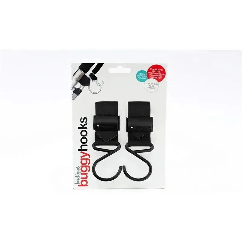 Kidco - Buggygear Premium Anti-Slip Boutique Buggy Hooks, Matte Black, Set Of 2 3 Kidco - Buggygear Premium Anti-Slip Boutique Buggy Hooks, Matte Black, Set Of 2 - Image 2