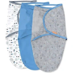 Kids II - 3Pk Swaddleme Original Swaddle, Dino