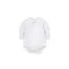 Kissy Kissy - Baby Long Sleeve Bodysuit With Collar, White 1 Kissy Kissy - Baby Long Sleeve Bodysuit With Collar, White -Macro Baby Store kissy kissy long sleeve bodysuit w collar white image 1