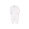 Kissy Kissy - Baby Girl New Beginnings Footie With Collar, Pink 1 Kissy Kissy - Baby Girl New Beginnings Footie With Collar, Pink -Macro Baby Store kissy kissy new beginnings footie w collar pink image 1