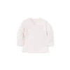 Kissy Kissy Pointelle Long Sleeve Cross Tee, Pink 1 Kissy Kissy Pointelle Long Sleeve Cross Tee, Pink -Macro Baby Store kissy kissy pointelle long sleeve cross tee pink image 1
