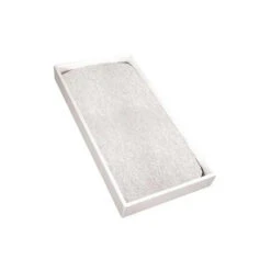 Kushies Baby Flannel Fitted Change Pad Sheet, White Solid