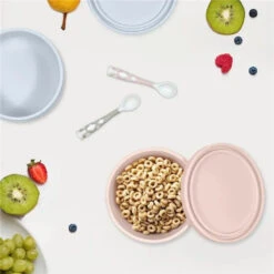 Kushies Baby - SILISIPPY Versatile On The Go Silicone Bowl/Snack/Food, Day Dream Grey -Macro Baby Store kushies baby silisippy versatile on the go silicone bowl snack food day dream grey image 5