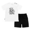 Kushies Boys T-Shirt & Short Set Black/White -Macro Baby Store kushies boys t shirt and short set blackwhite macrobaby bc886447 b875 4b44 9c44 e02b86f9aeed