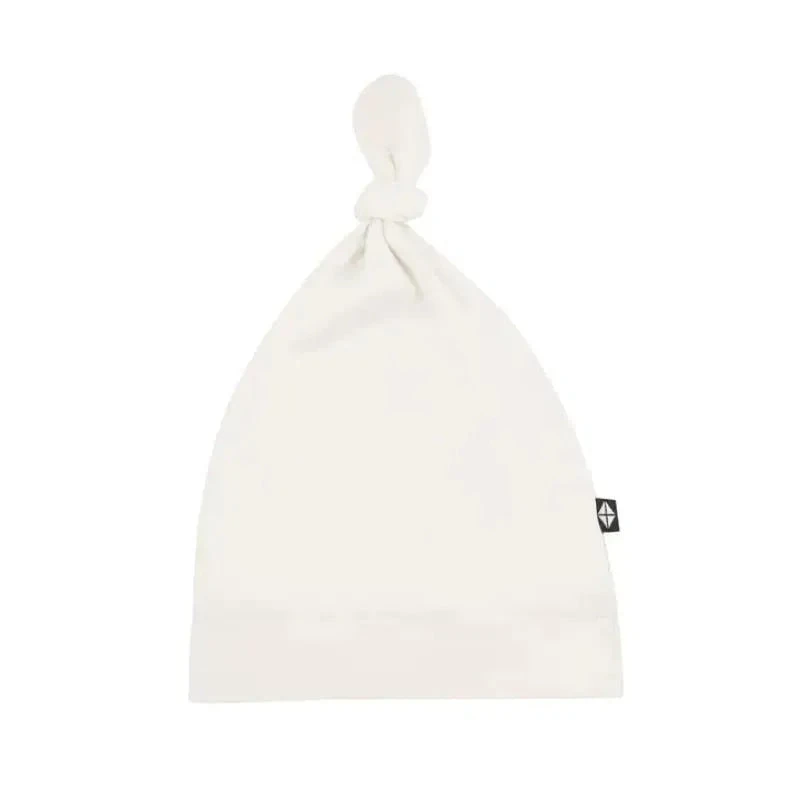 Kyte Baby - Bamboo Baby Knotted Cap In Oat 6 Kyte Baby - Bamboo Baby Knotted Cap In Oat - Image 4