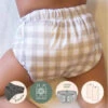 La Petite Ourse - Baby Wide Elastic Pocket Diaper Rust 2 La Petite Ourse - Baby Wide Elastic Pocket Diaper Rust -Macro Baby Store la petite ourse baby wide elastic pocket diaper rust image 1