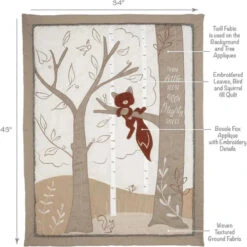 Lambs & Ivy - 3-Piece Bedding Set, Treetop Fox Woodland Tree 11 Lambs & Ivy - 3-Piece Bedding Set, Treetop Fox Woodland Tree -Macro Baby Store lambs ivy 3 piece bedding set treetop fox woodland tree image 5