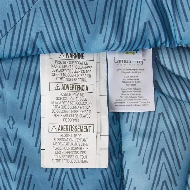 Lambs & Ivy - 3Pk Lion King Adventure Baby Crib Bedding Set, Blue 7 Lambs & Ivy - 3Pk Lion King Adventure Baby Crib Bedding Set, Blue - Image 5