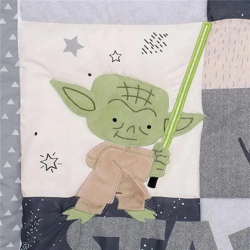 Lambs & Ivy - Classic 3Pk Baby Crib Bedding Set, Yoda/Darth Vader 5 Lambs & Ivy - Classic 3Pk Baby Crib Bedding Set, Yoda/Darth Vader - Image 3