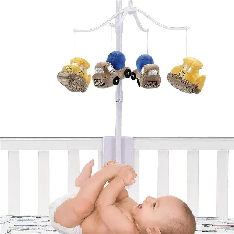 Lambs & Ivy - Construction Zone Musical Baby Crib Mobile Soother Toy 4 Lambs & Ivy - Construction Zone Musical Baby Crib Mobile Soother Toy - Image 2