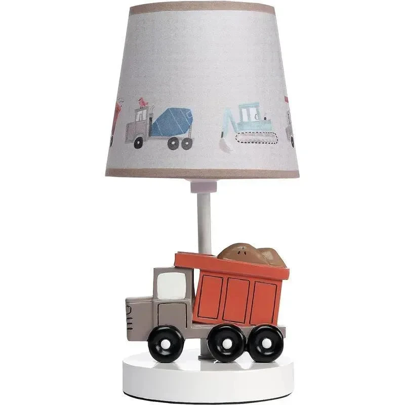Lambs & Ivy - Construction Zone Truck Nursery Lamp With Shade & Bulb 3 Lambs & Ivy - Construction Zone Truck Nursery Lamp With Shade & Bulb