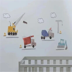 Lambs & Ivy - Construction Zone Wall Decal 8 Lambs & Ivy - Construction Zone Wall Decal -Macro Baby Store lambs ivy construction zone wall decal image 3
