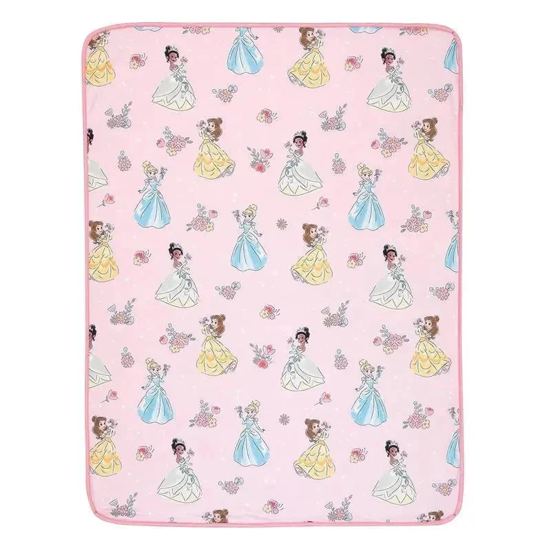 Lambs & Ivy - Disney Princesses Baby Blanket 5 Lambs & Ivy - Disney Princesses Baby Blanket - Image 3
