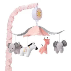 Lambs & Ivy - Jazzy Jungle Safari Animals Musical Baby Crib Mobile