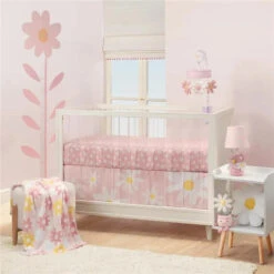 Lambs & Ivy - Lamp W/Shade & Bulb, Daisy Dreams 11 Lambs & Ivy - Lamp W/Shade & Bulb, Daisy Dreams -Macro Baby Store lambs ivy lamp w shade bulb daisy dreams image 5