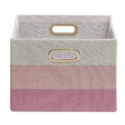 Lambs & Ivy - Pink Ombre Foldable Storage Container 7 Lambs & Ivy - Pink Ombre Foldable Storage Container -Macro Baby Store lambs ivy pink ombre foldable storage container image 2