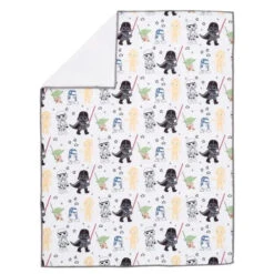 Lambs & Ivy - Star Wars Classic Blanket 8 Lambs & Ivy - Star Wars Classic Blanket -Macro Baby Store lambs ivy star wars classic blanket image 5
