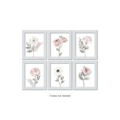 Lambs & Ivy Unframed Wall Art - Water Color Floral 8 Lambs & Ivy Unframed Wall Art - Water Color Floral -Macro Baby Store lambs ivy unframed wall art water color floral image 5