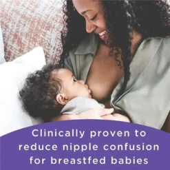 Lansinoh - 2Pk NaturalWAVE Silicone Baby Bottle Nipples, Slow Flow 13 Lansinoh - 2Pk NaturalWAVE Silicone Baby Bottle Nipples, Slow Flow -Macro Baby Store lansinoh momma slow flow nipples image 11