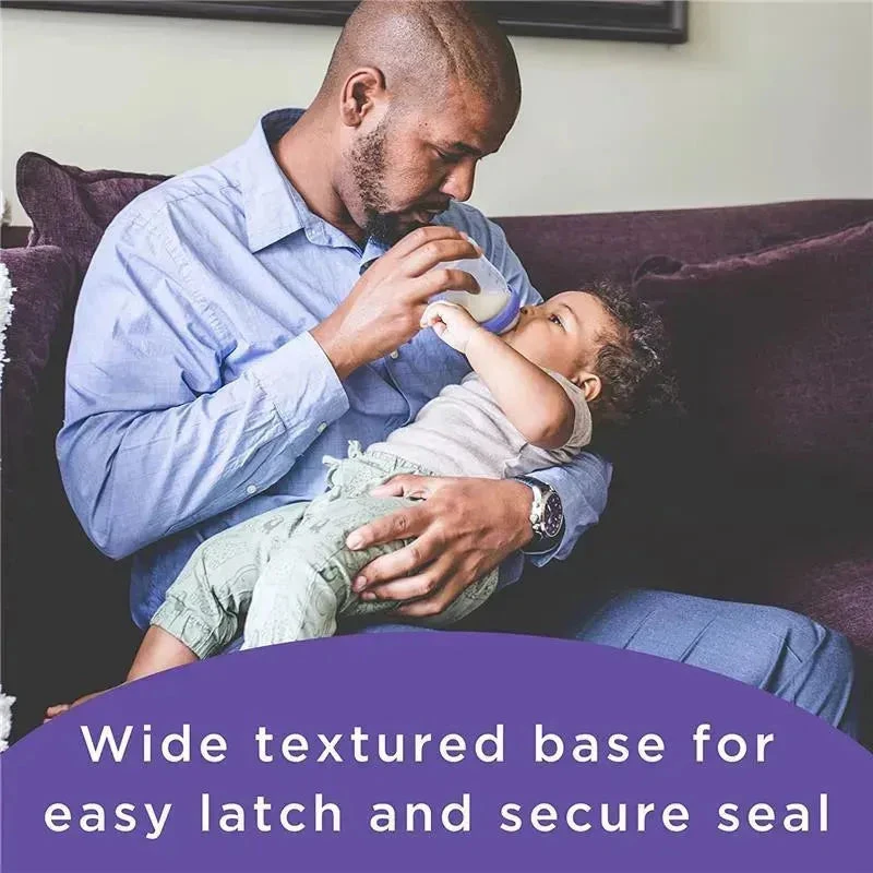 Lansinoh - 2Pk NaturalWAVE Silicone Baby Bottle Nipples, Slow Flow 6 Lansinoh - 2Pk NaturalWAVE Silicone Baby Bottle Nipples, Slow Flow - Image 4