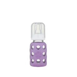 Lifefactory Glass Baby Bottle, Lavender
