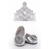 Little Adventures Doll Shoes And Tiara, Silver
