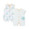 Little Me - 2Pk Baby Boy Safari Cotton Rompers -Macro Baby Store little me 2pk baby boy safari cotton rompers image 1 5a9bed2b d437 48b9 a188 fe7eb0a123af