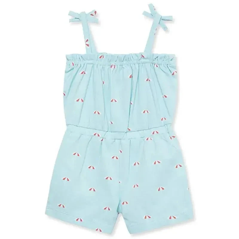 Little Me - Baby Girl Focus Kids Infant Coastal Romper 4 Little Me - Baby Girl Focus Kids Infant Coastal Romper - Image 2