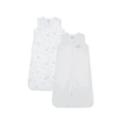 Little Me Moon 2Pk Sleep Bags - White
