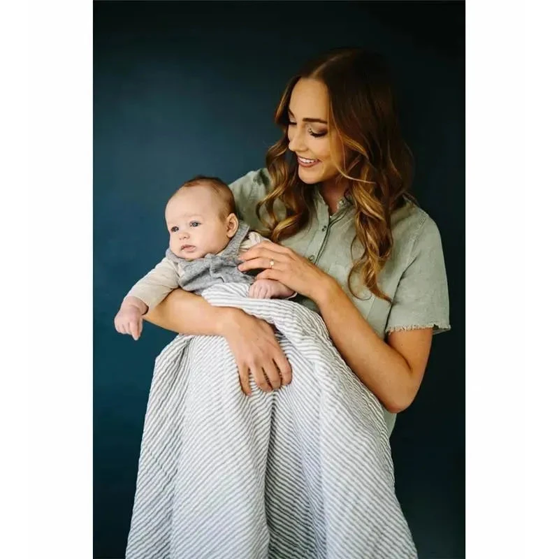 Little Unicorn - 3Pk Cotton Muslin Swaddle, Dino Friends 2 6 Little Unicorn - 3Pk Cotton Muslin Swaddle, Dino Friends 2 - Image 4