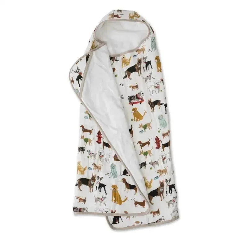 Little Unicorn - Cotton Hooded Towel Big Kid, Woof 3 Little Unicorn - Cotton Hooded Towel Big Kid, Woof