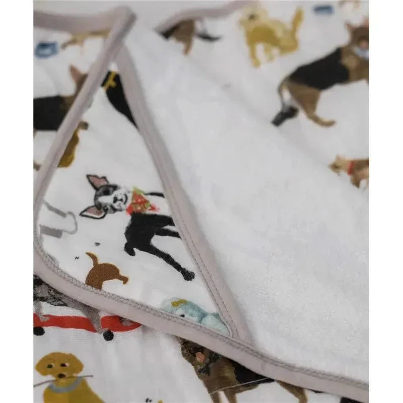 Little Unicorn - Cotton Hooded Towel Big Kid, Woof 6 Little Unicorn - Cotton Hooded Towel Big Kid, Woof - Image 4