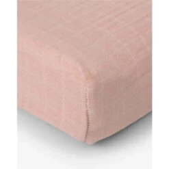 Little Unicorn Cotton Muslin Changing Pad Cover - Rose Petal 11 Little Unicorn Cotton Muslin Changing Pad Cover - Rose Petal -Macro Baby Store little unicorn cotton muslin changing pad cover rose petal image 4