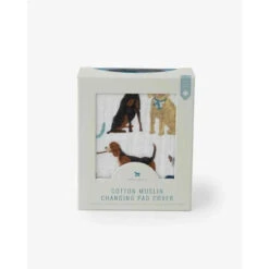 Little Unicorn Cotton Muslin Changing Pad Cover - Woof 8 Little Unicorn Cotton Muslin Changing Pad Cover - Woof -Macro Baby Store little unicorn cotton muslin changing pad cover woof image 2