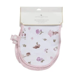 Living Textiles - 2Pk Burp Cloth, Mushroom House