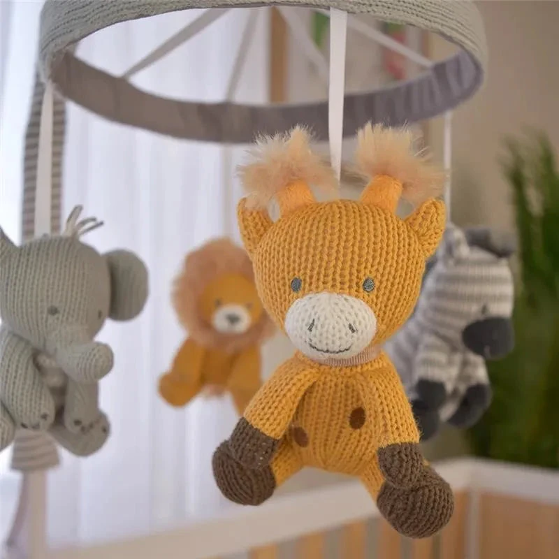 Living Textiles - Musical Mobile, Savanna Babies 4 Living Textiles - Musical Mobile, Savanna Babies - Image 2