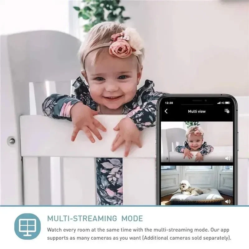Lollipop - Baby Monitor Full-Featured Smart Wi-Fi Camera, Cotton Candy 7 Lollipop - Baby Monitor Full-Featured Smart Wi-Fi Camera, Cotton Candy - Image 5