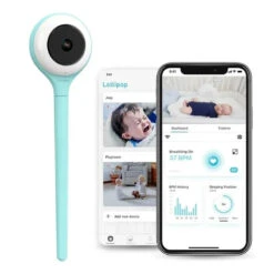 Lollipop - Baby Monitor Full-Featured Smart Wi-Fi Camera, Turquoise