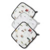 Loulou Lollipop - 3Pk Washcloth Set, Happy Trucks 2 Loulou Lollipop - 3Pk Washcloth Set, Happy Trucks -Macro Baby Store loulou lollipop 3pk washcloth set happy trucks image 1