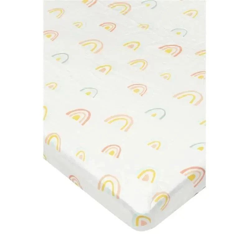 Loulou Lollipop - Crib Sheet, Pastel Rainbow 3 Loulou Lollipop - Crib Sheet, Pastel Rainbow