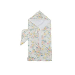 Loulou Lollipop - Hooded Towel Set, Floral Bouquet