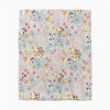 Loulou Lollipop - Muslin Swaddle, Shell Floral -Macro Baby Store loulou lollipop muslin swaddle shell floral image 1