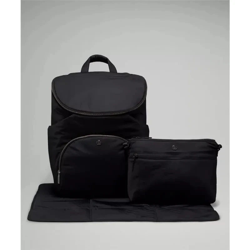 Lululemon - New Parent Backpack 17L, Black/Trench 5 Lululemon - New Parent Backpack 17L, Black/Trench - Image 3